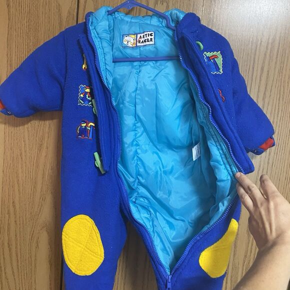 Vintage Arctic Racer Baby 24 Months Embroidered Snowsuit - Picture 5 of 8